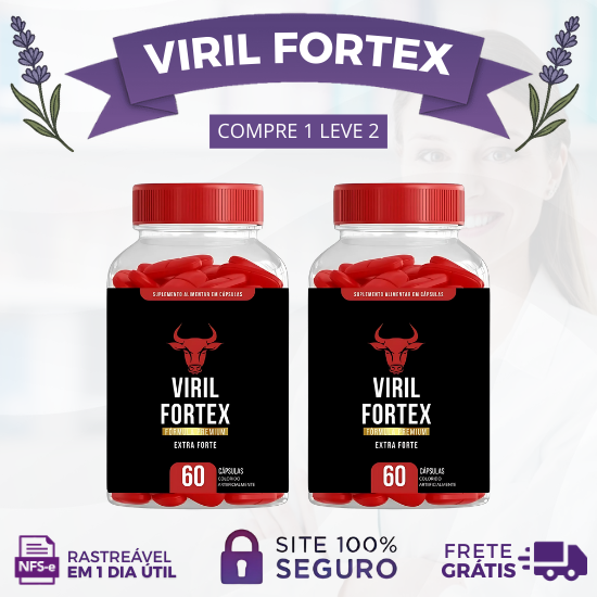 Viril Fortex - Compre 1 Leve 2, Leve 4 ou Leve 6 Unidades - Mais Energia e Confiança