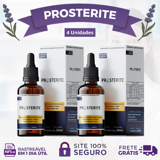 Prosterite: Cuidado Completo para a Saúde da Próstata (Kit Com 2 Unidades) Frete Grátis