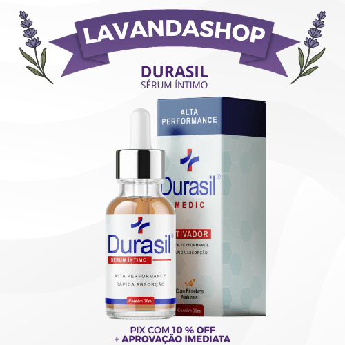 DURASIL SÉRUM ÍNTIMO 30ML - MAIOR DESEMPENHO E EQUILÍBRIO - PROMOÇÃO OFICIAL (CADA KIT CONTÉM 2 UNIDADES) + FRETE GRÁTIS