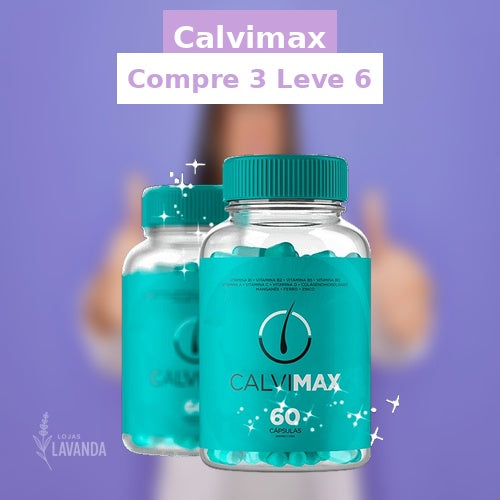CALVIMAX - CRESCIMENTO CAPILAR ACELERADO E FIM DA QUEDA - PROMOÇÃO OFICIAL COMPRE 1 E LEVE 2, LEVE 4, LEVE 6, LEVE 8, LEVE 10 OU LEVE 12! FRETE GRÁTIS.